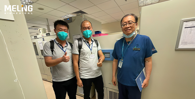Meling Biomedical Freezers Run well in Singapore Hospital