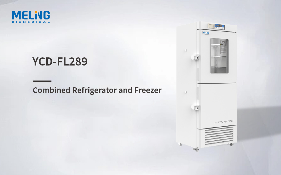 2~8 ℃ / -10~25℃ Fridge Freezer 289L for Blood Plasma, Reagent, etc.
