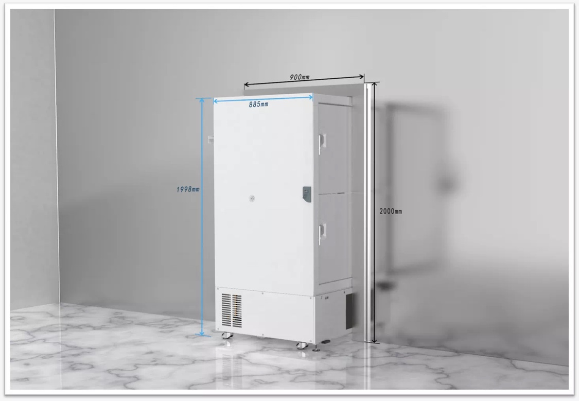 Detachable Door Design of Meling ULT Freezer, Solves The Problem of Entering Narrow Doors