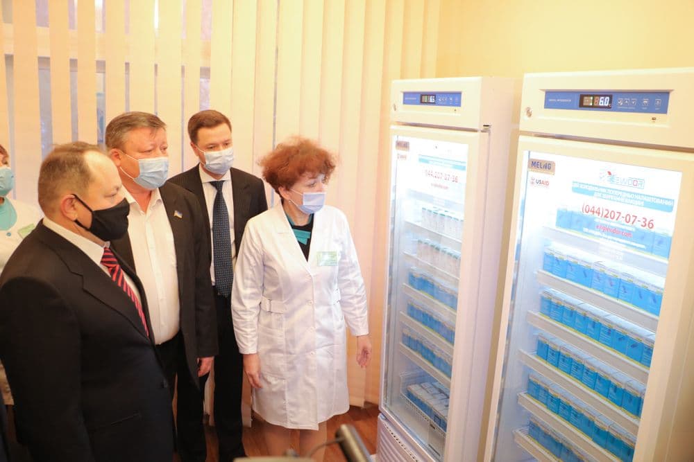 Application of Meling Vaccine/Pharmacy Refrigerators in Kherson