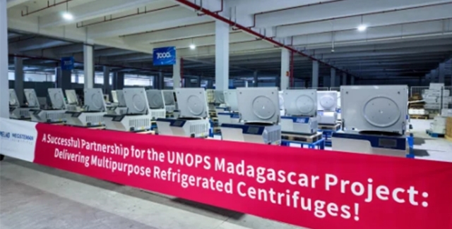 Meling Biomedical Delivers Multipurpose Refrigerated Centrifuges for UNOPS Madagascar Project